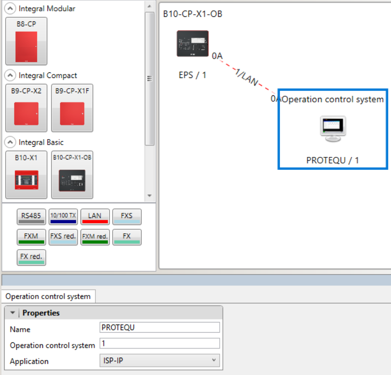Operation control system — ISP-IP on LAN